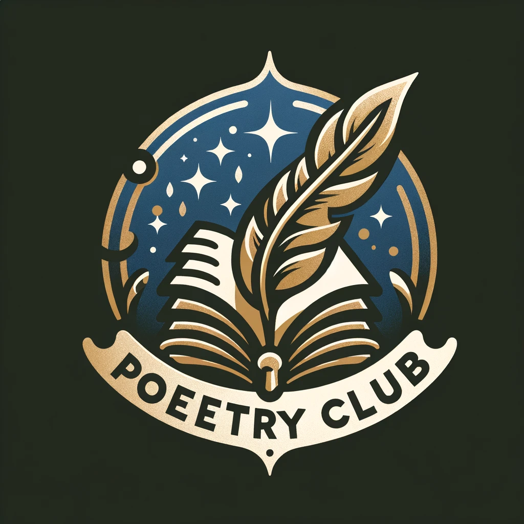 il logo di un club di poesia, secondo Dall-e